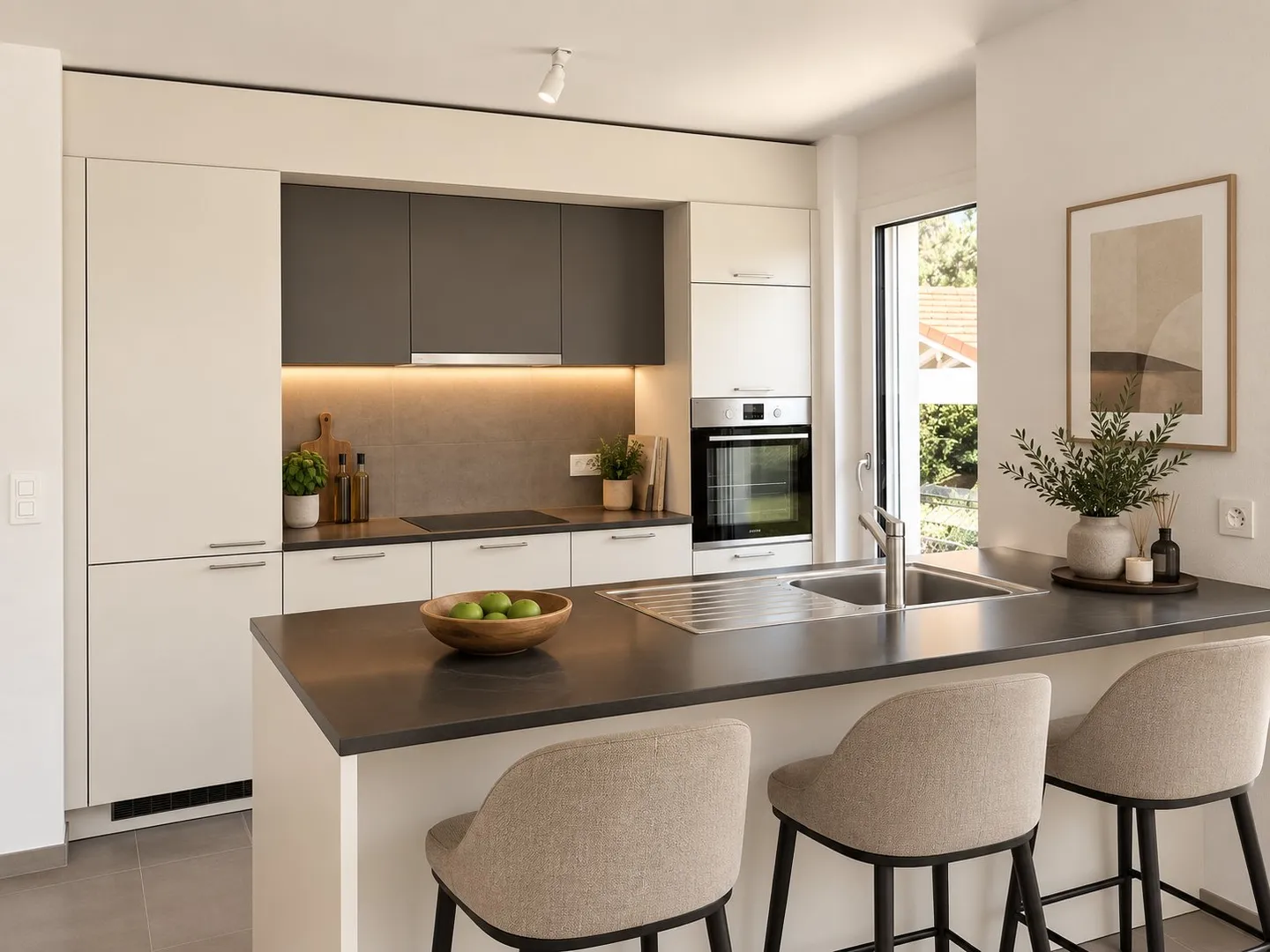 Neue Doppelvilla mit Privatgarten - Foto 4 von 13