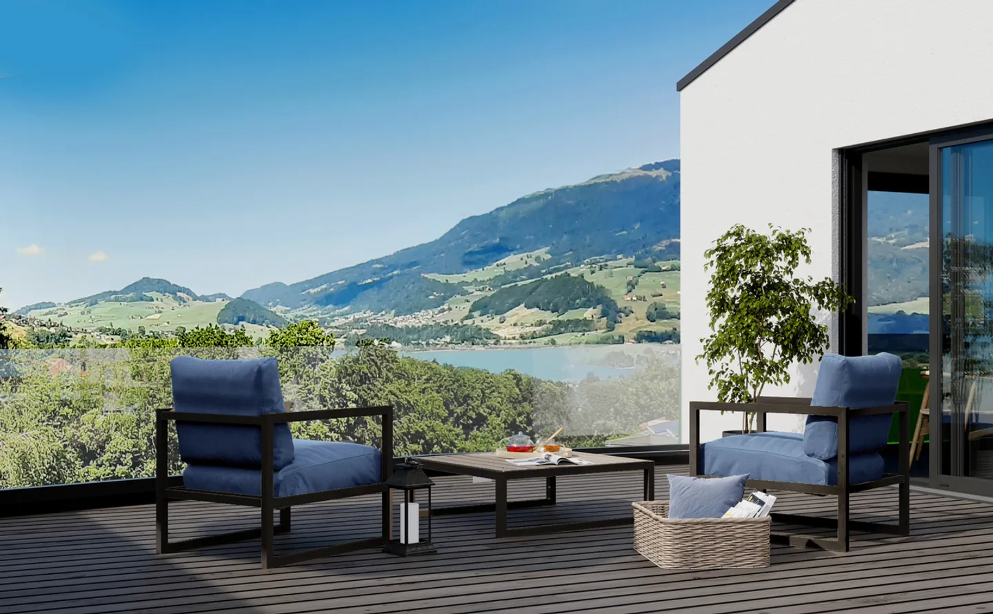 Geräumiges 5,5-Zimmer-Tripex in Sorens - Foto 2 von 15