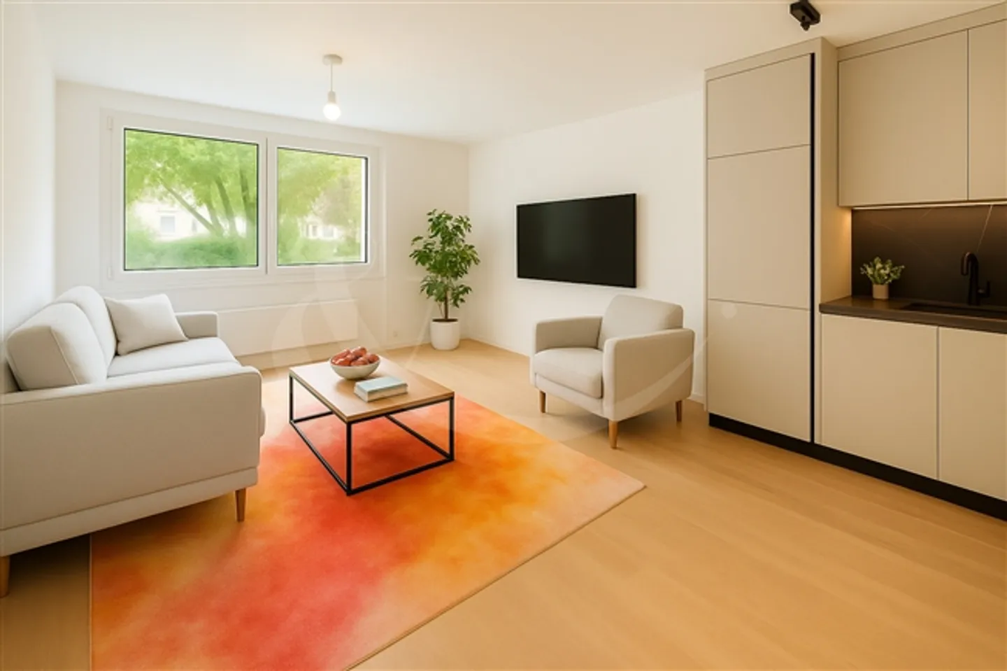 Appartement moderne 3 pièces, lumineux et entièrement rénové - Photo 1 sur 8