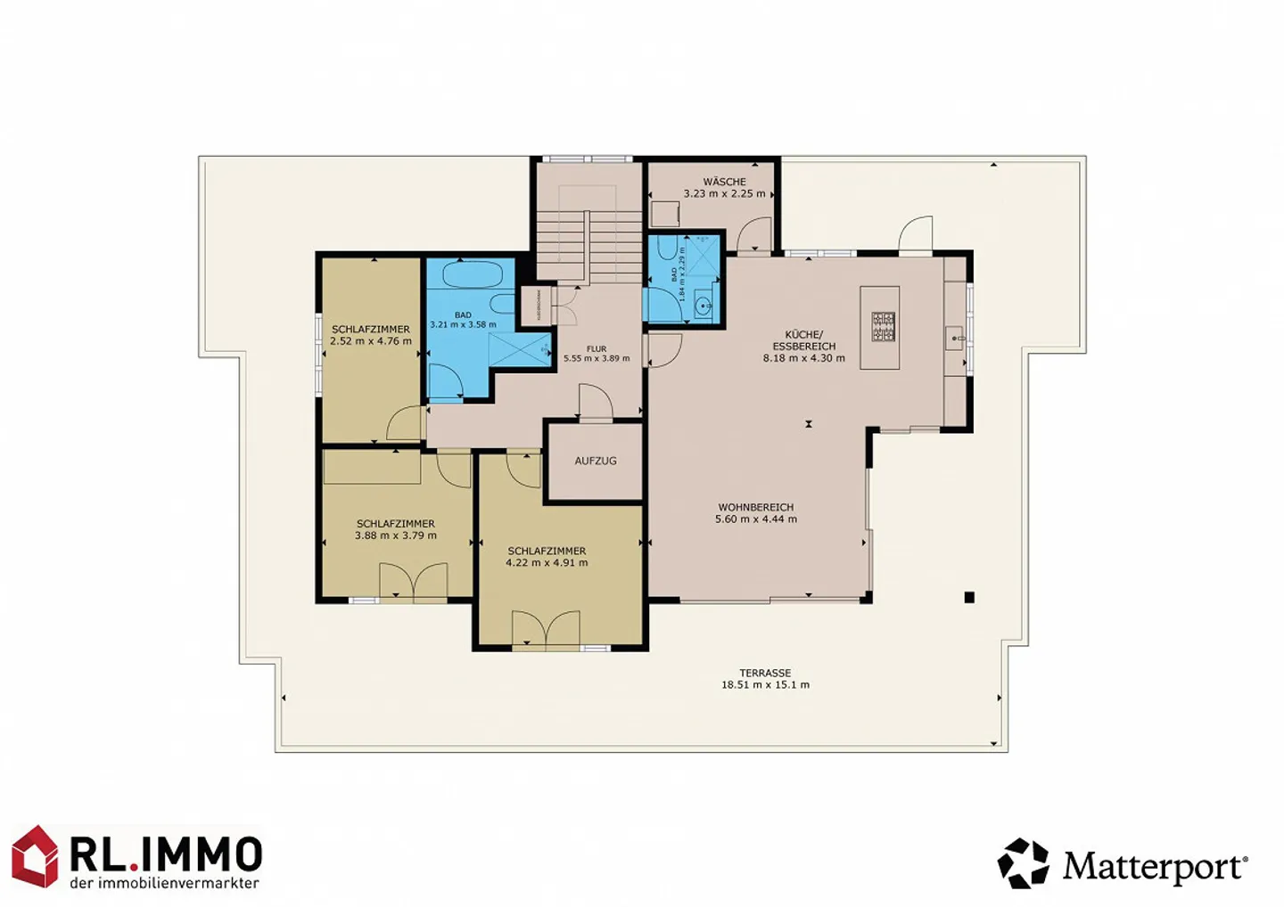 Modern penthouse apartment with spacious terrace - Photo 5 of 5