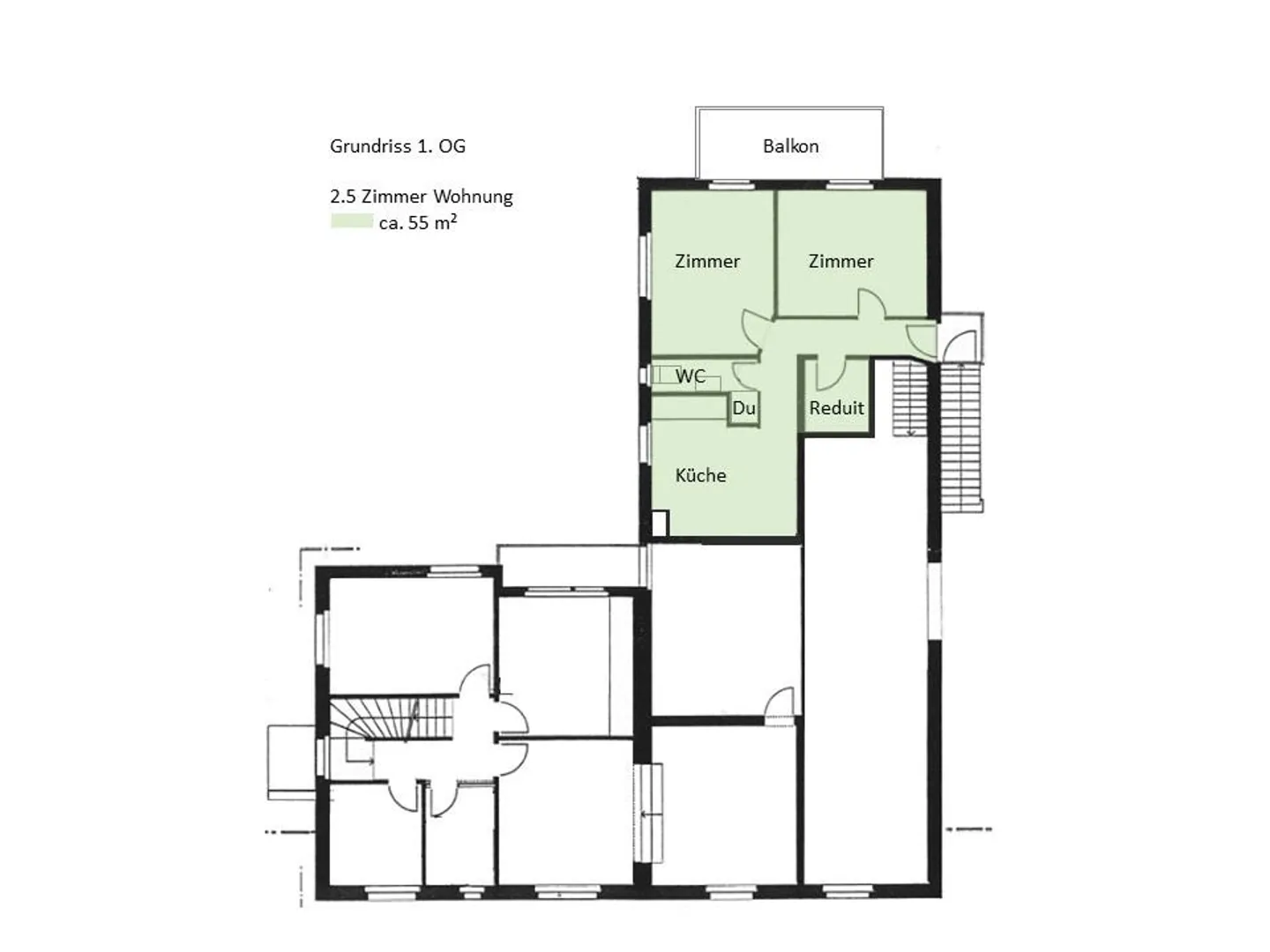 Appartamento 2.5 stanze - Foto 8 di 8