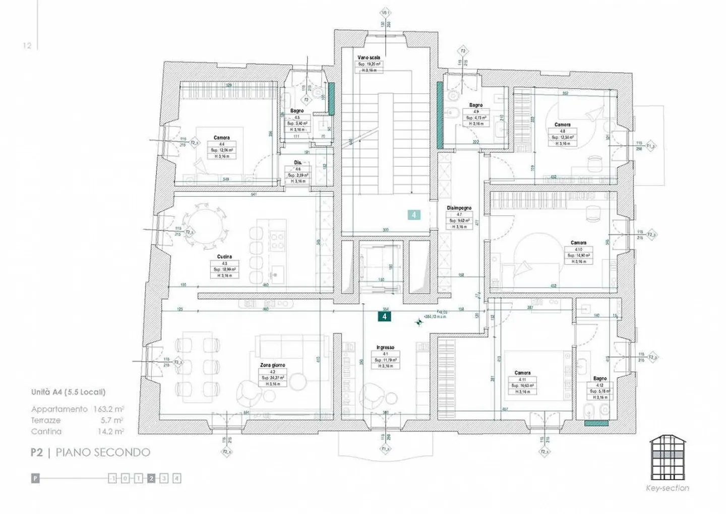 2525_Lugano, 5.5-Room Apartment in a Historic Palazzo - Photo 8 of 10