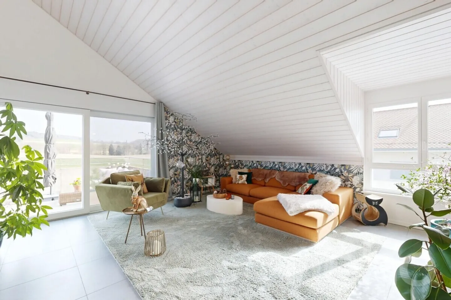 Penthouse spacieux avec terrasse - Photo 2 sur 12