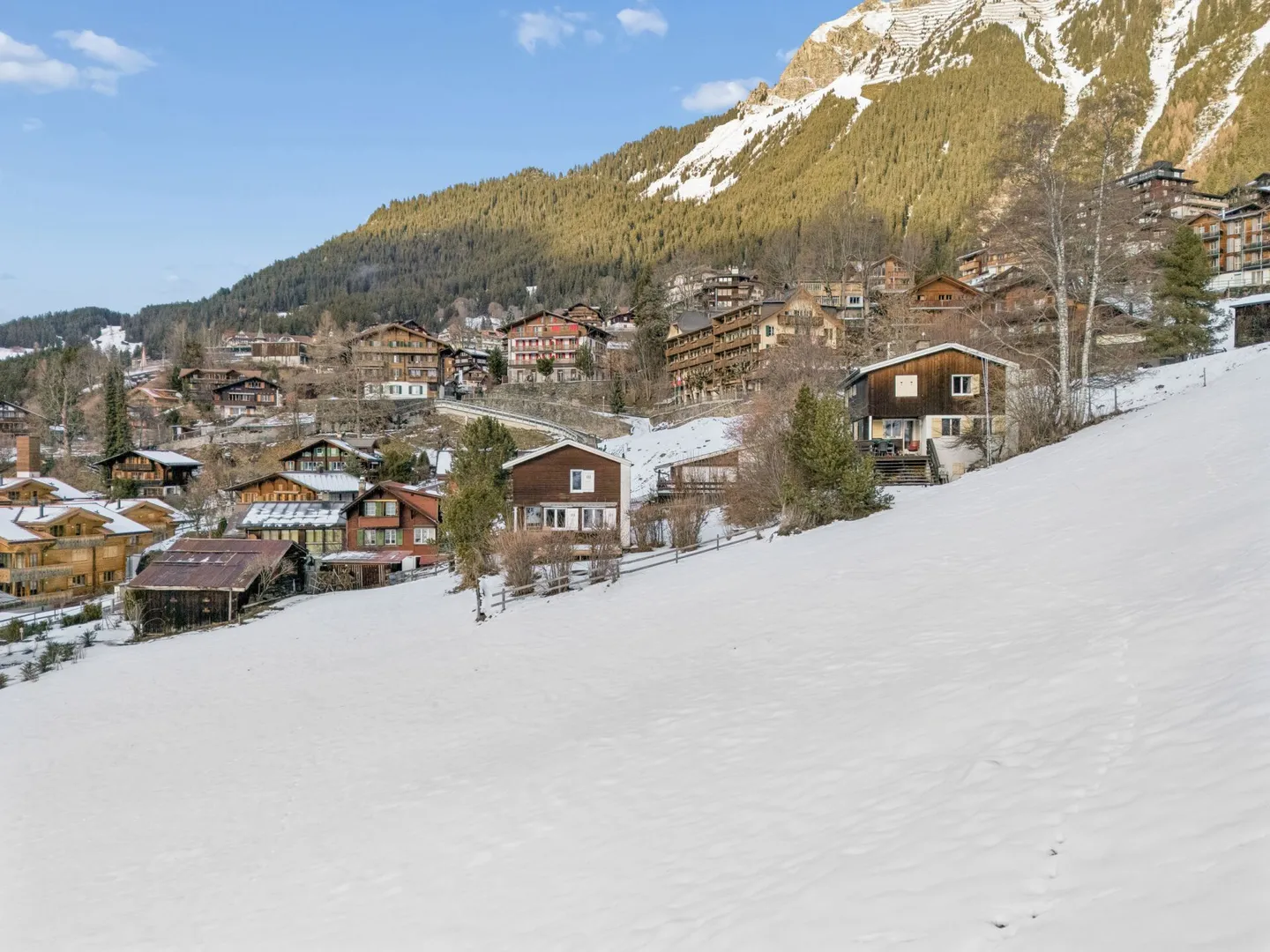 Ampia area edificabile in una posizione molto buona a Wengen - Foto 13 di 13