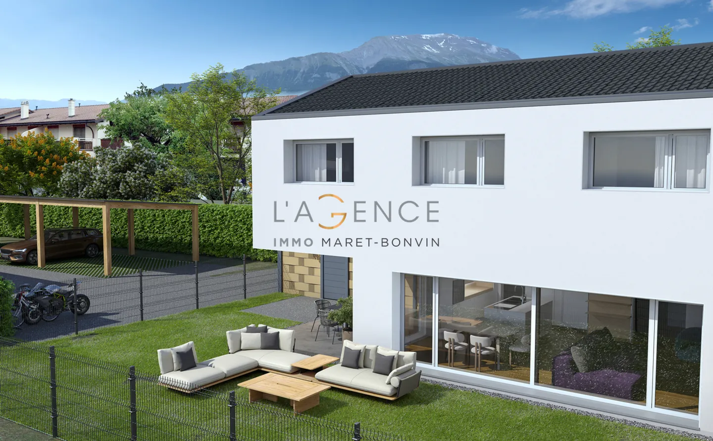 Moderne Villa in Bramois - Foto 1 von 4
