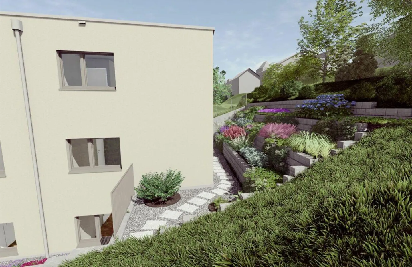 5 1/2 - Zimmer Terrassenhaus TH4 mit grosser Terrasse - Foto 7 von 8