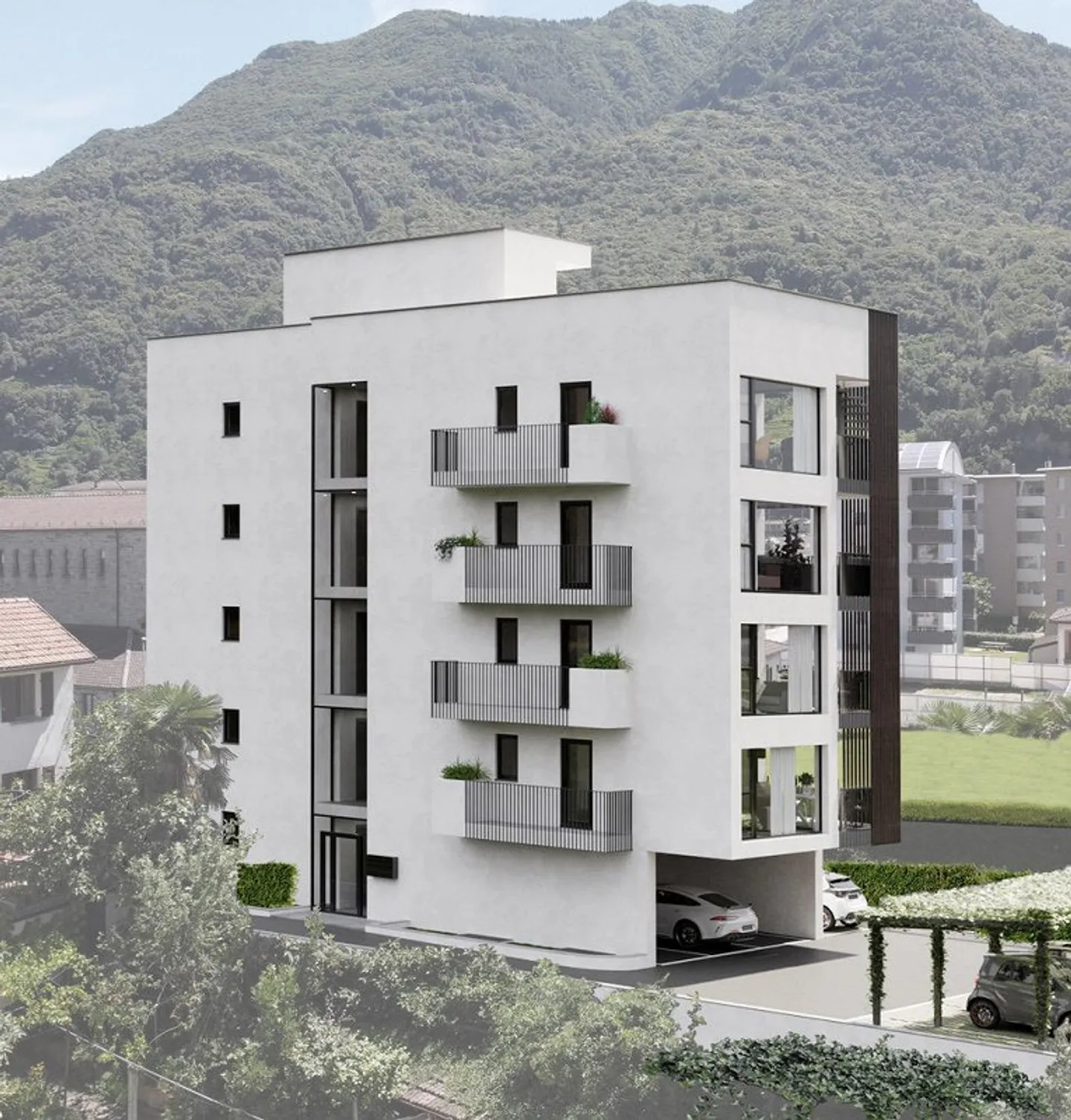 DIREKT VOM ENTWICKLER - Bellinzona - großzügige 4,5 Zimmer in Via Varrone 15 - Foto 9 von 10