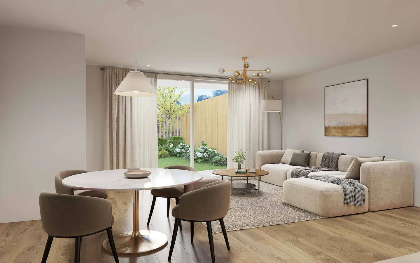Elegant Apartment with Garden - Photo 4 of 13