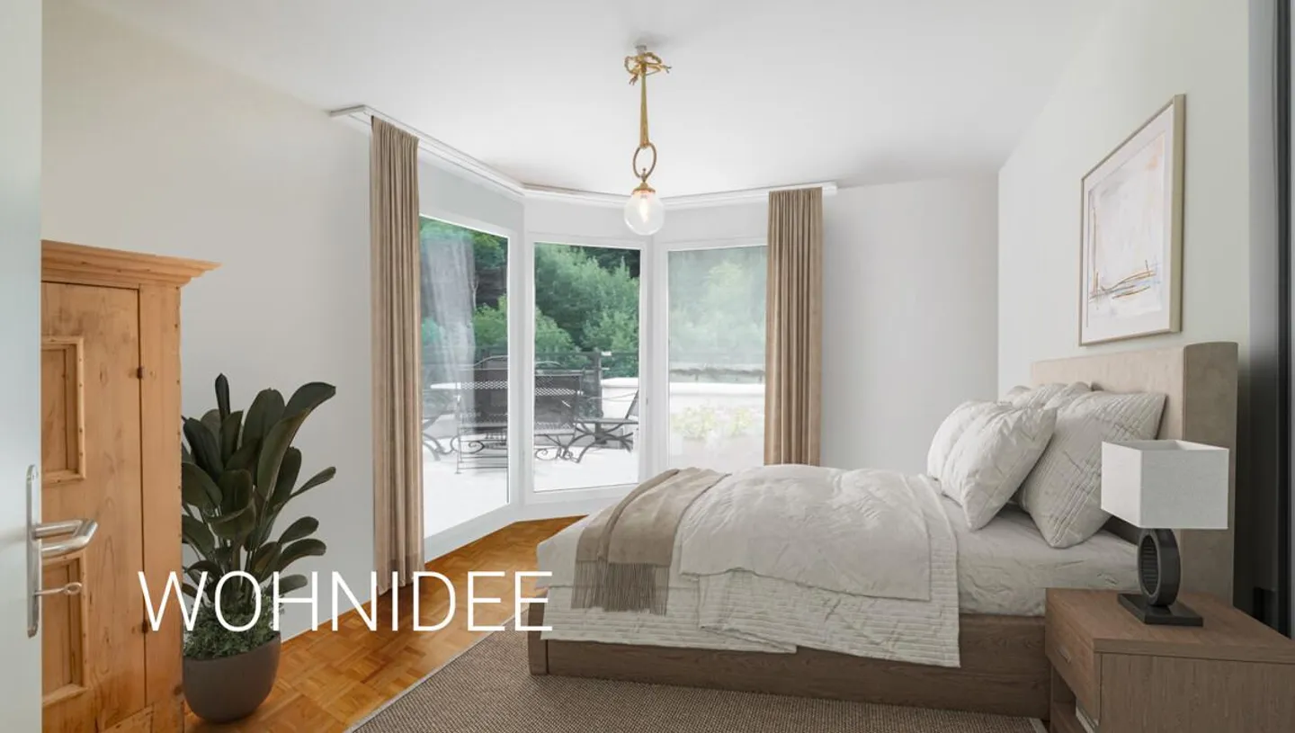 Chur: Appartamento attico con grande terrazza e vista sulla città e sulle montagne - Foto 4 di 6