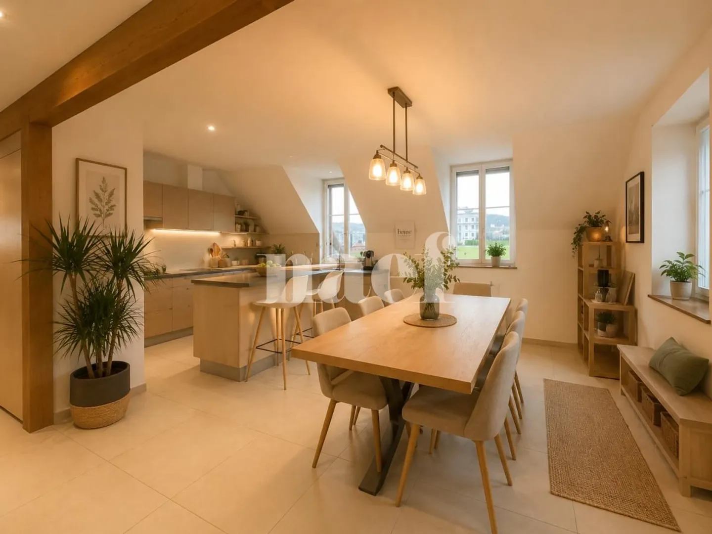 Beautiful, spacious 5.5-room apartment for rent - Photo 3 of 8