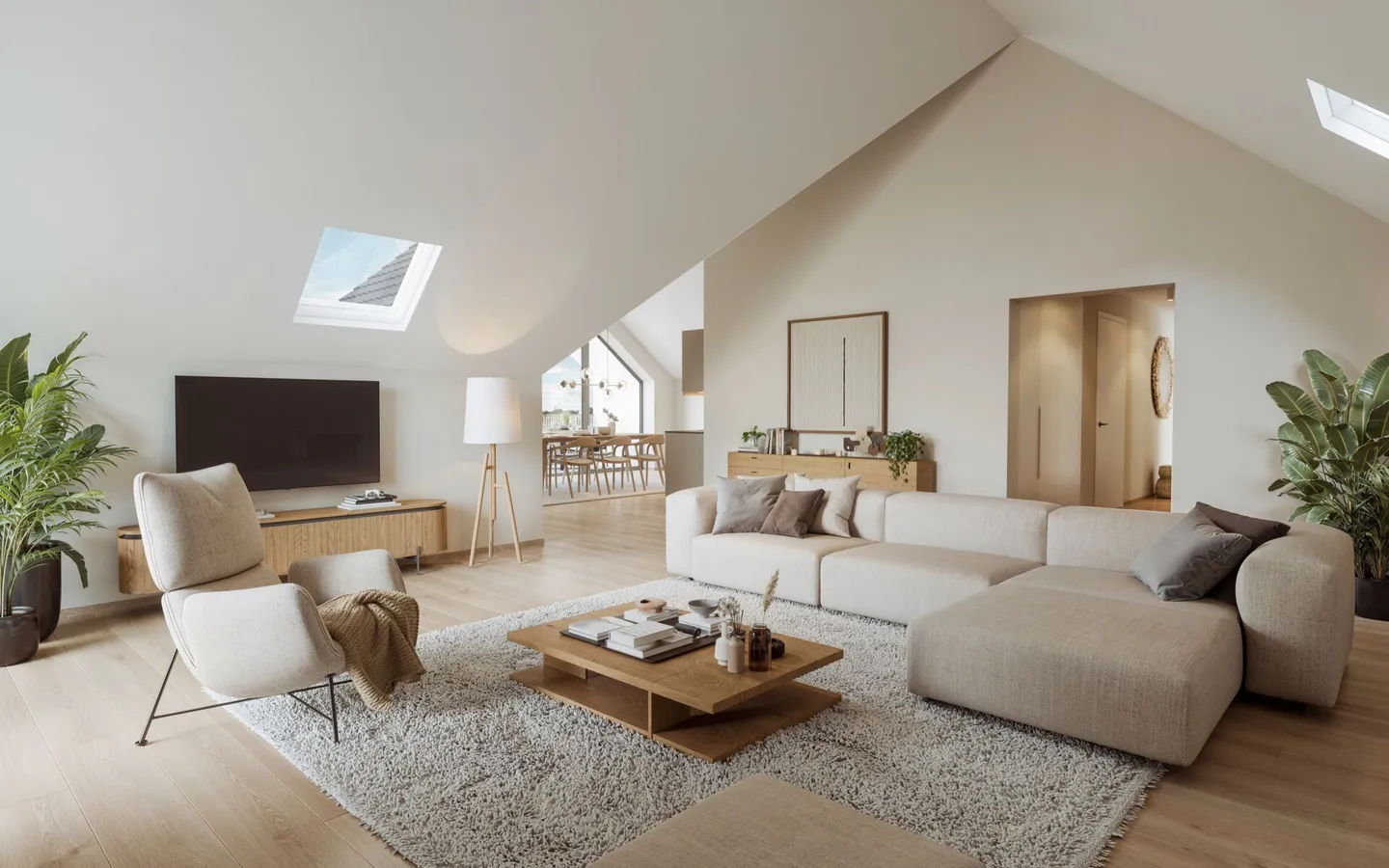 Exclusive living with terrace & panoramic view - 3.5-room penthouse apartment in the Résidence Aurora - Photo 1 of 6