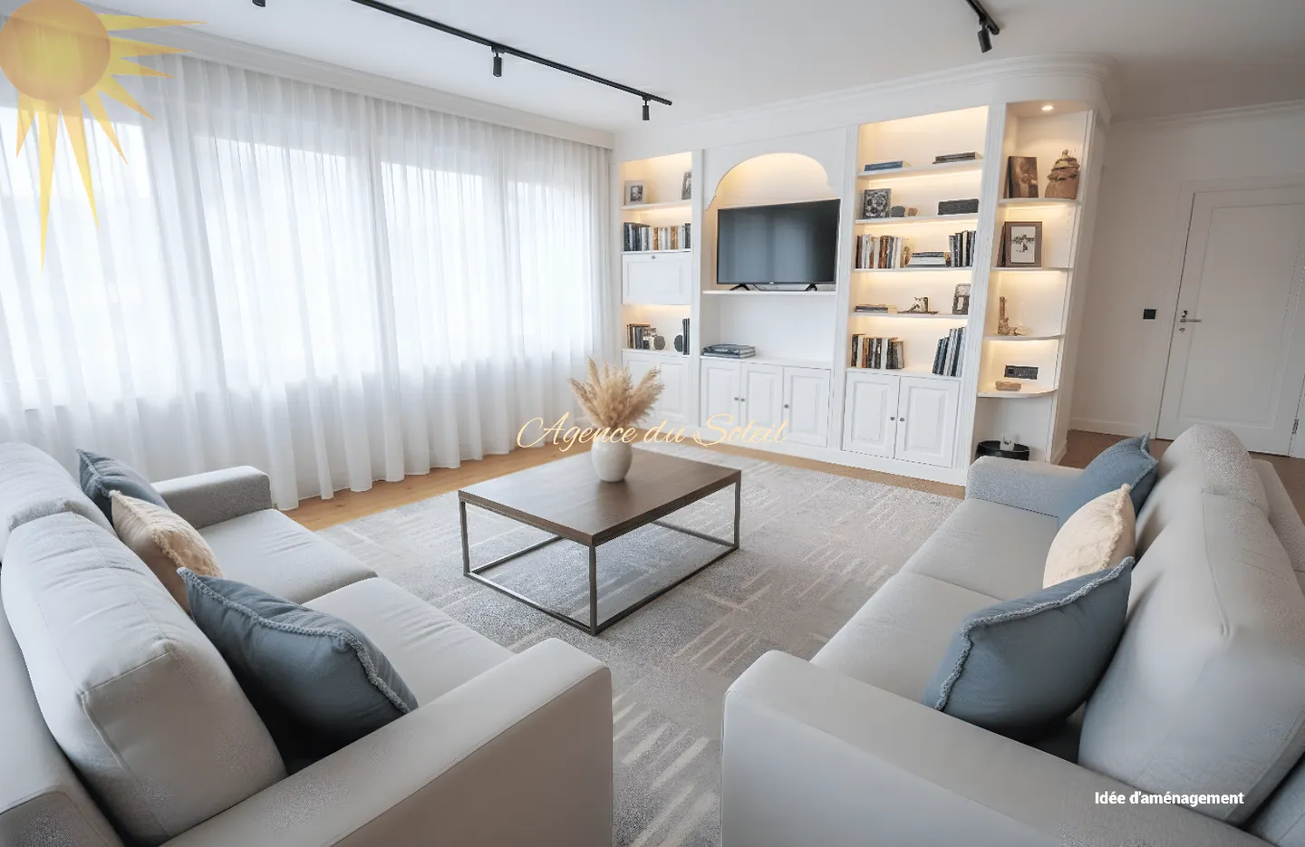 Geräumige außergewöhnliche 5,5-Zimmer-Wohnung im Herzen von Crans! - Foto 5 von 8