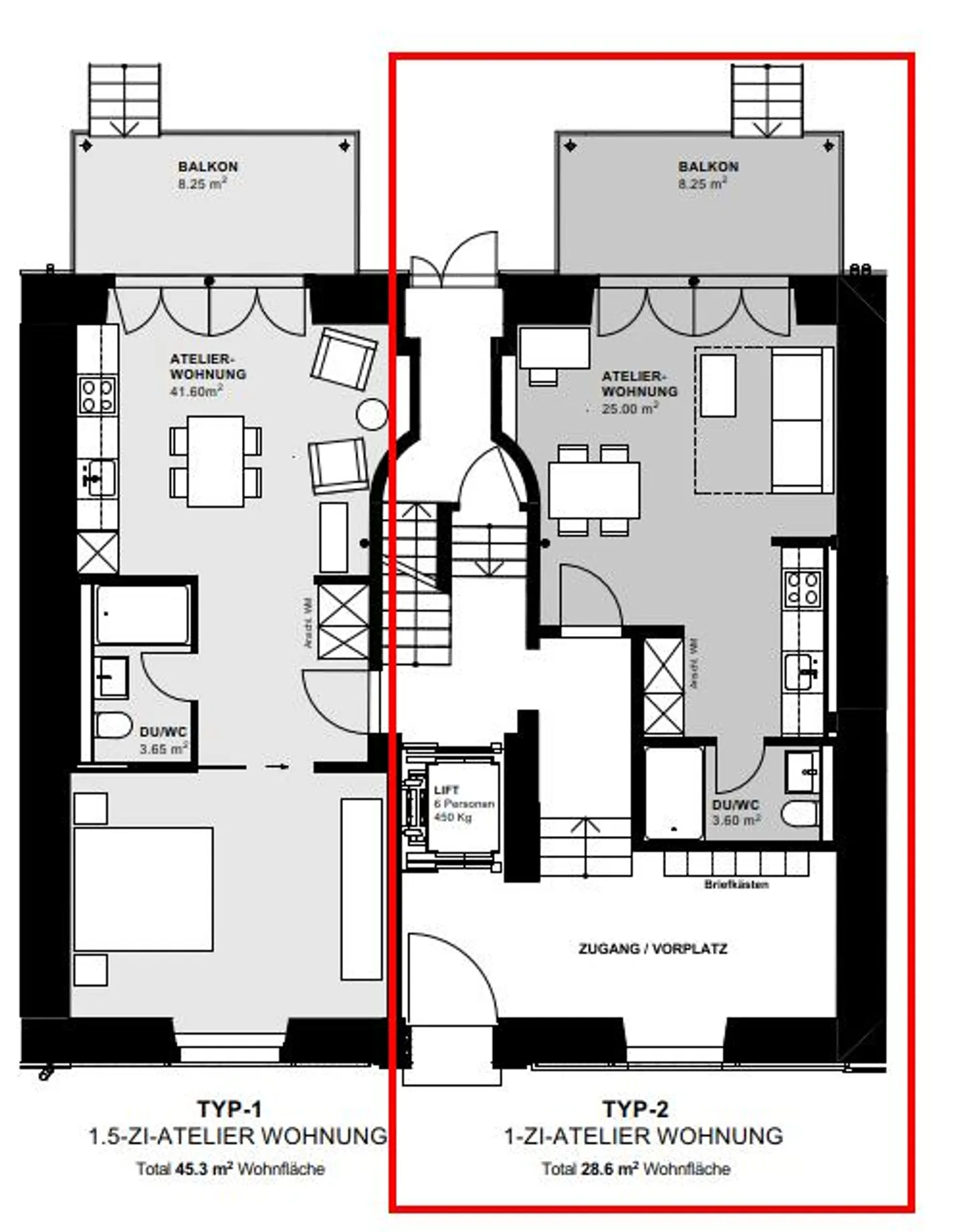 Renovated 1-room apartment with balcony - Photo 7 of 7
