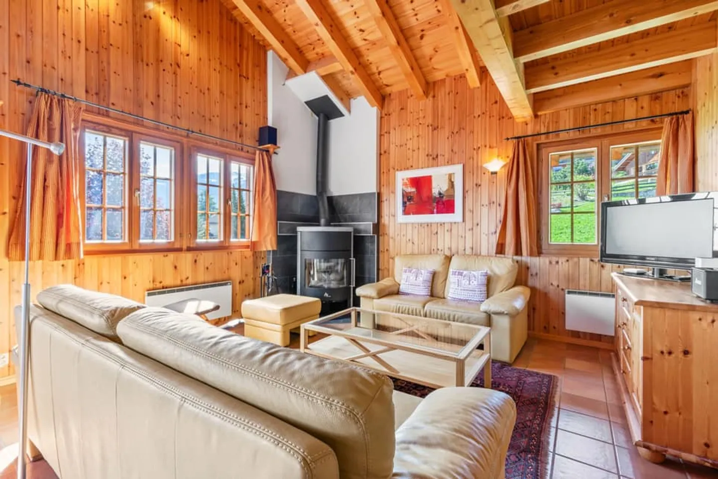 Magnifico chalet in legno in una posizione tranquilla - situazione eccezionale - Foto 5 di 12