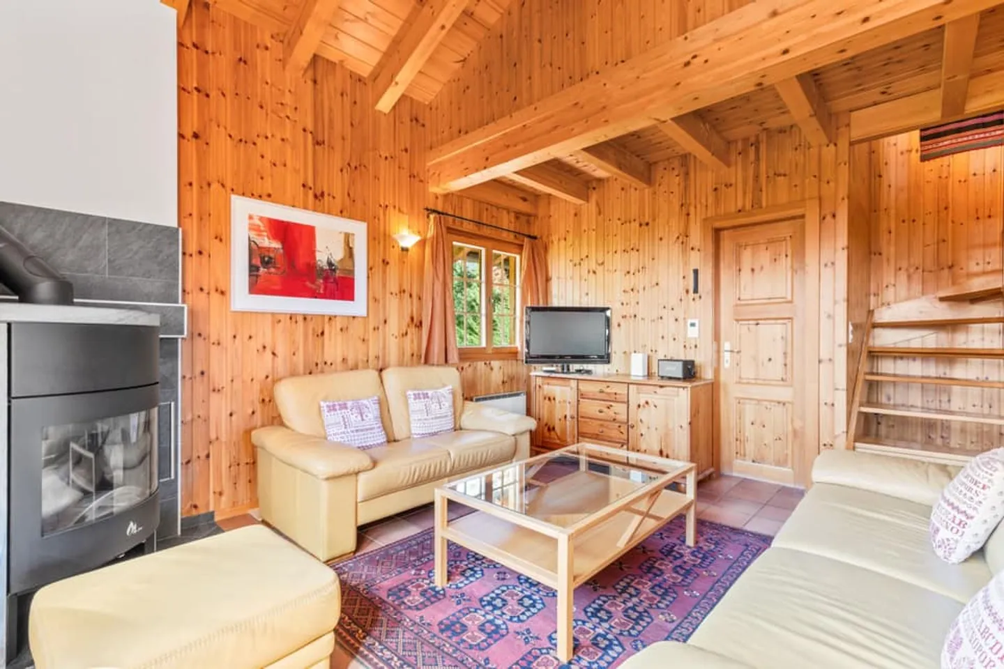 Magnifico chalet in legno in una posizione tranquilla - situazione eccezionale - Foto 6 di 12
