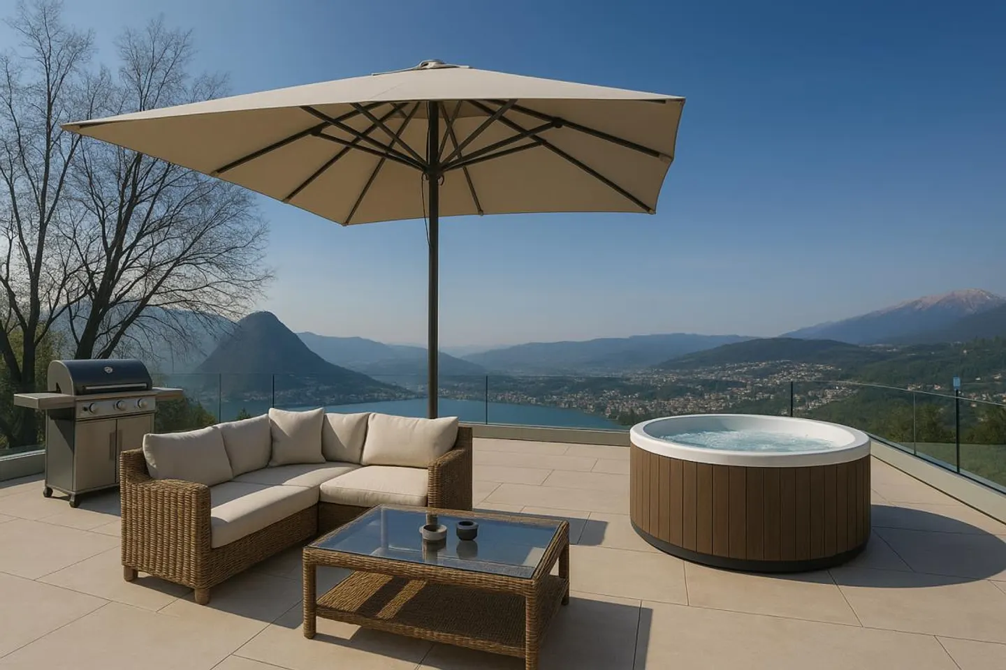 Villa sofisticata con vista mozzafiato sul lago - Foto 1 di 8