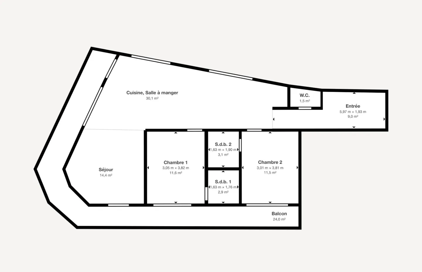 Appartamento attico premium con terrazza di 36 m² e vista sulle Alpi – Crissier, Losanna - Foto 9 di 9