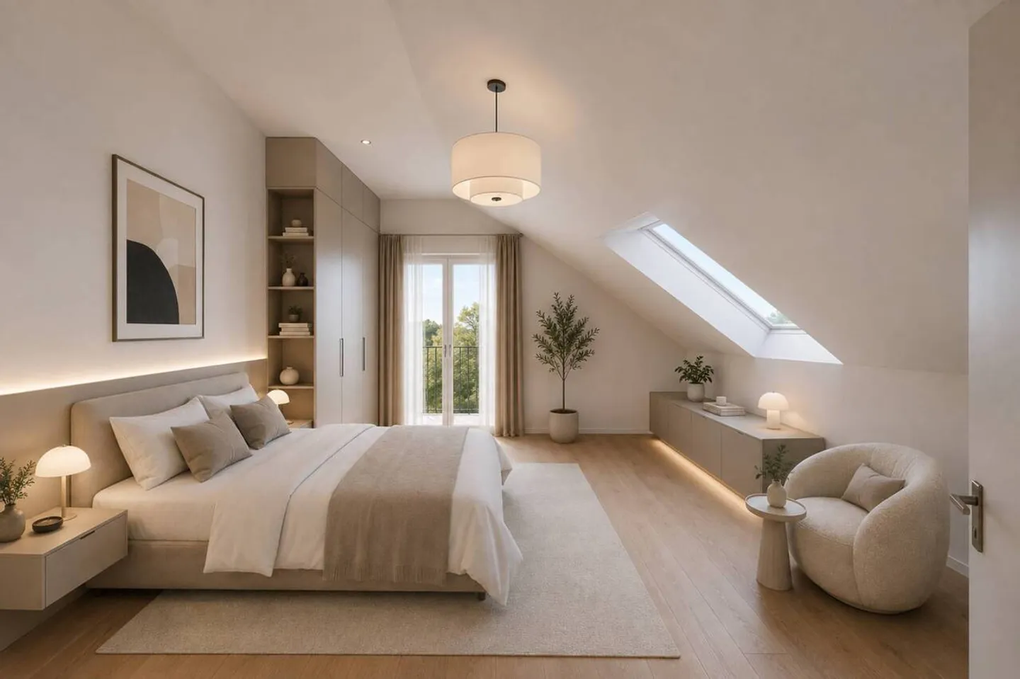 Neue Promotion: 2,5-Zimmer-Dachgeschoss mit Balkon - Foto 3 von 5