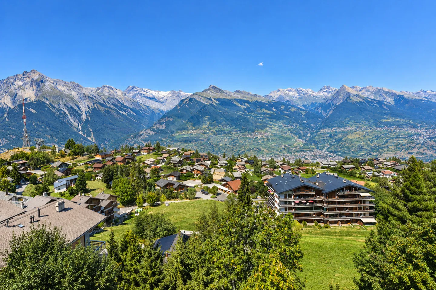 Appartement de vacances 2 pièces avec panorama sur les montagnes à Haute-Nendaz - Photo 12 sur 14