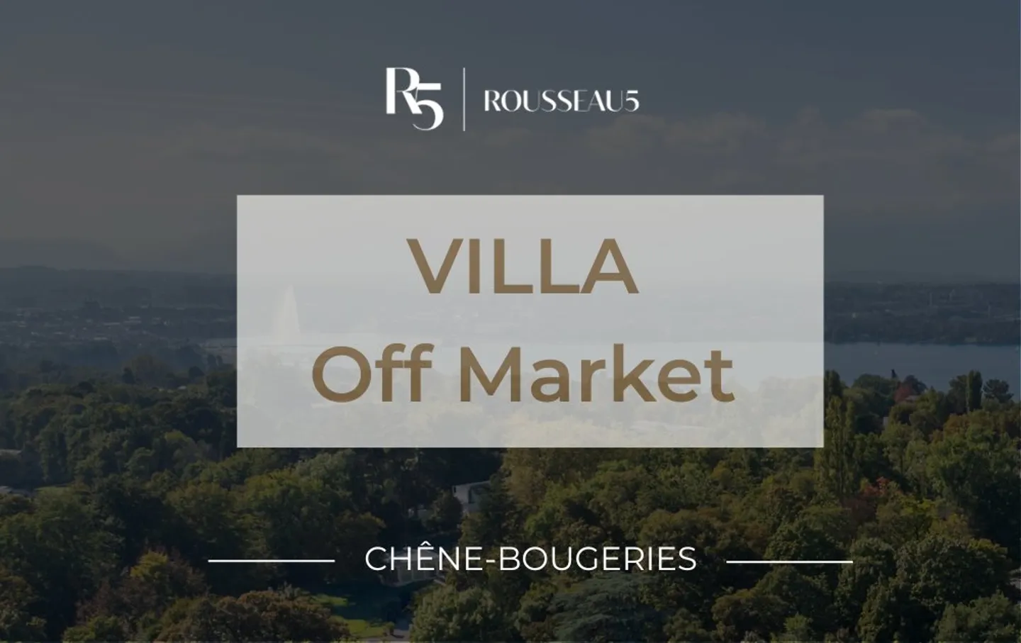 Chêne-Bougeries: Off-market individual villa - Photo 1 of 2