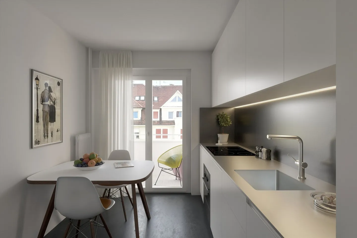 RENT WITHOUT DEPOSIT - Renovated apartment in the heart of Gundeli - Photo 1 of 8