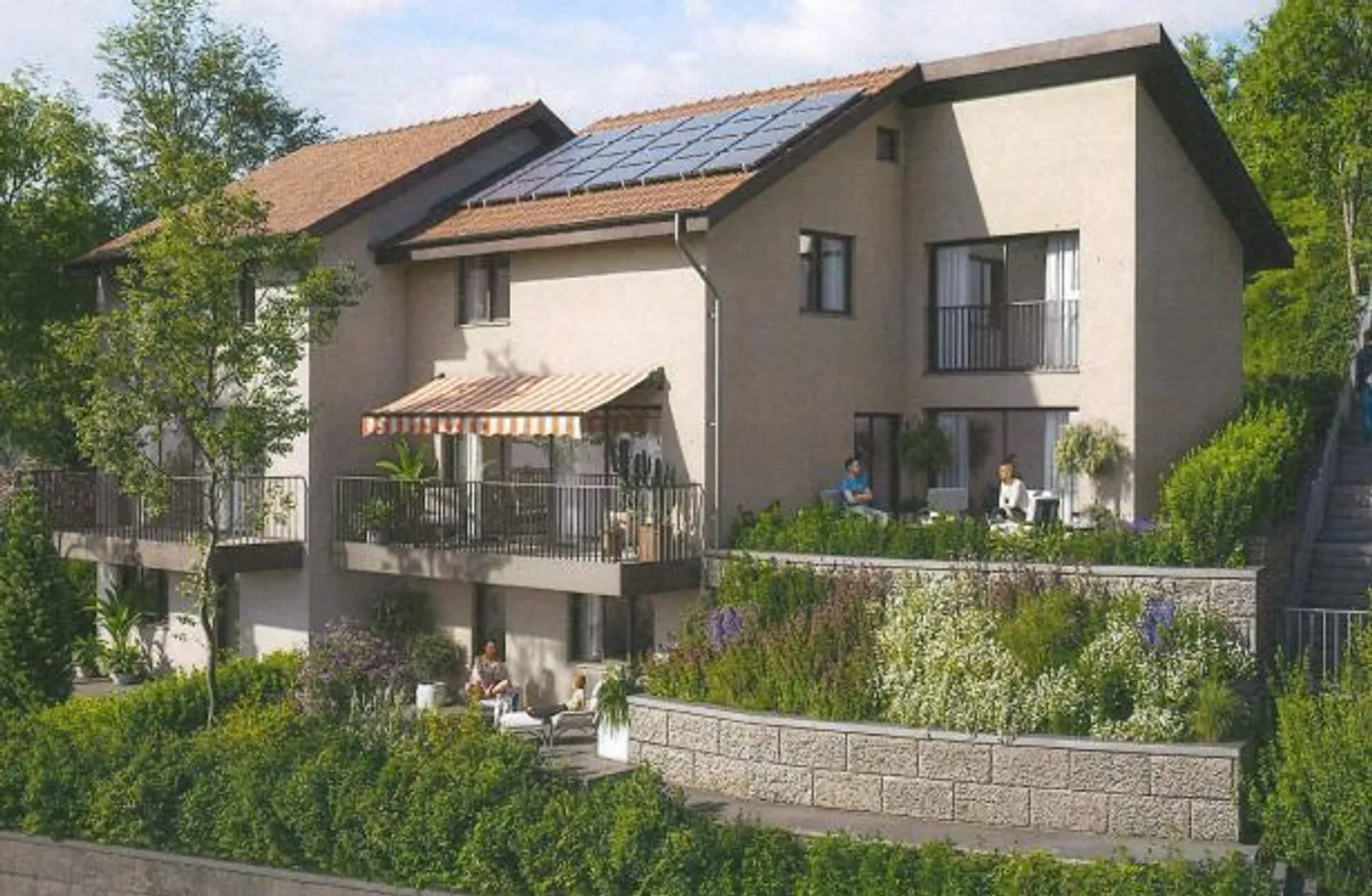 Casa Doppia Familiare Prima della Ristrutturazione e Espansione - Utzigen - Foto 1 di 6