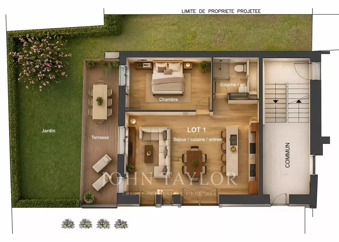 Charming 2.5 rooms - PPE of 5 apartments - Photo 1 of 9