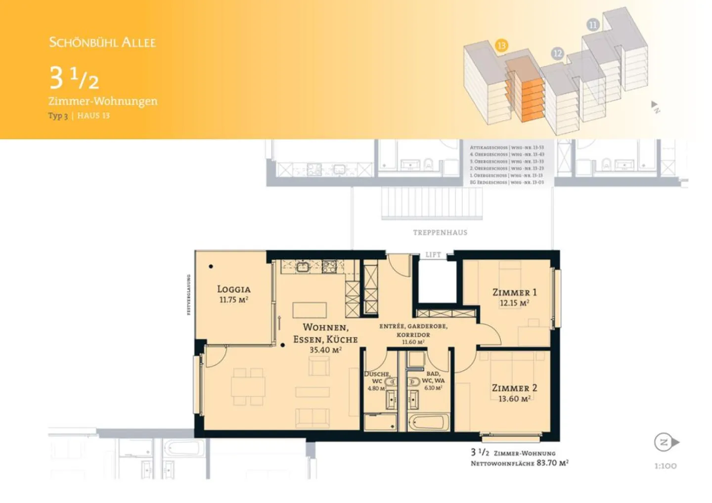 Luxuswohnung in Schönbühl - Foto 11 von 11