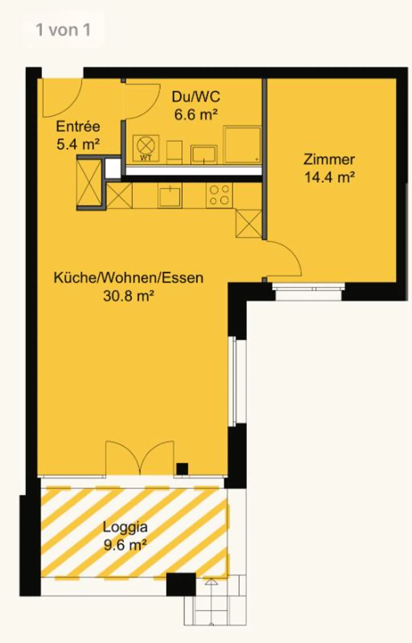 2.5 Room Apartment - Photo 4 of 5