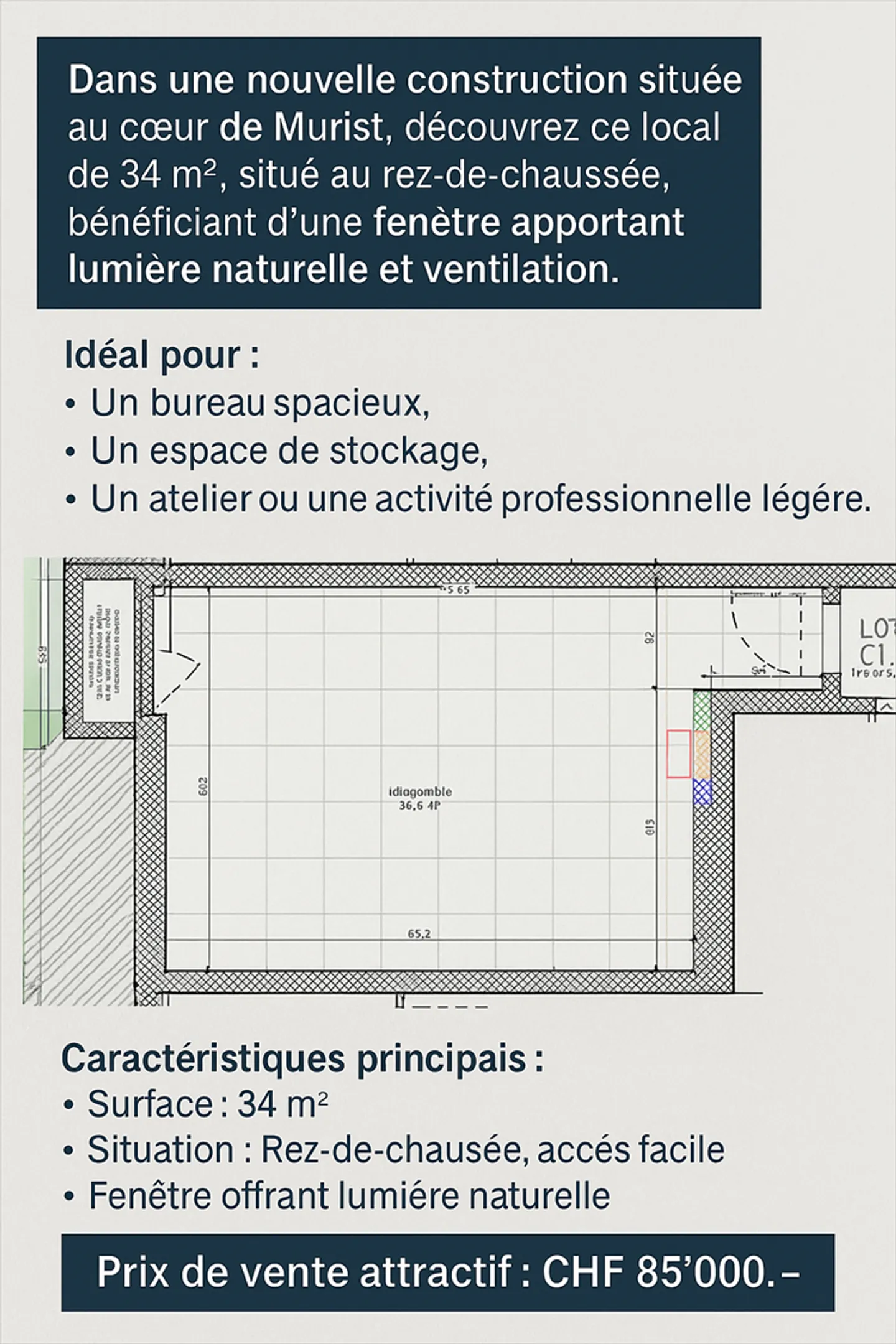 Deposit 1 room - Photo 1 of 3