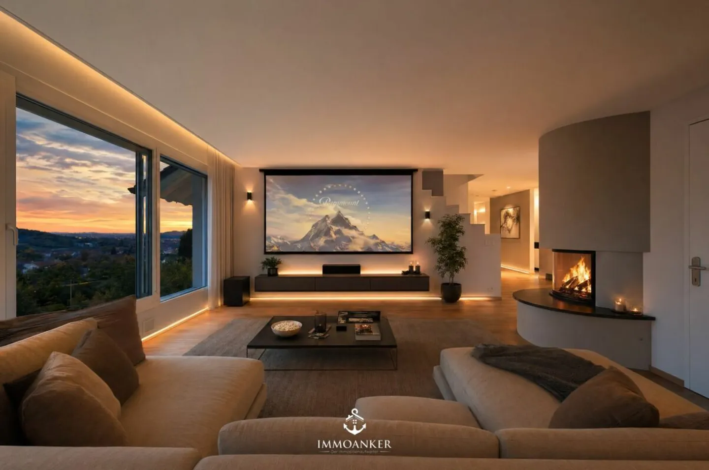 Modernes Familienhaus mit Aussicht - Foto 1 von 13