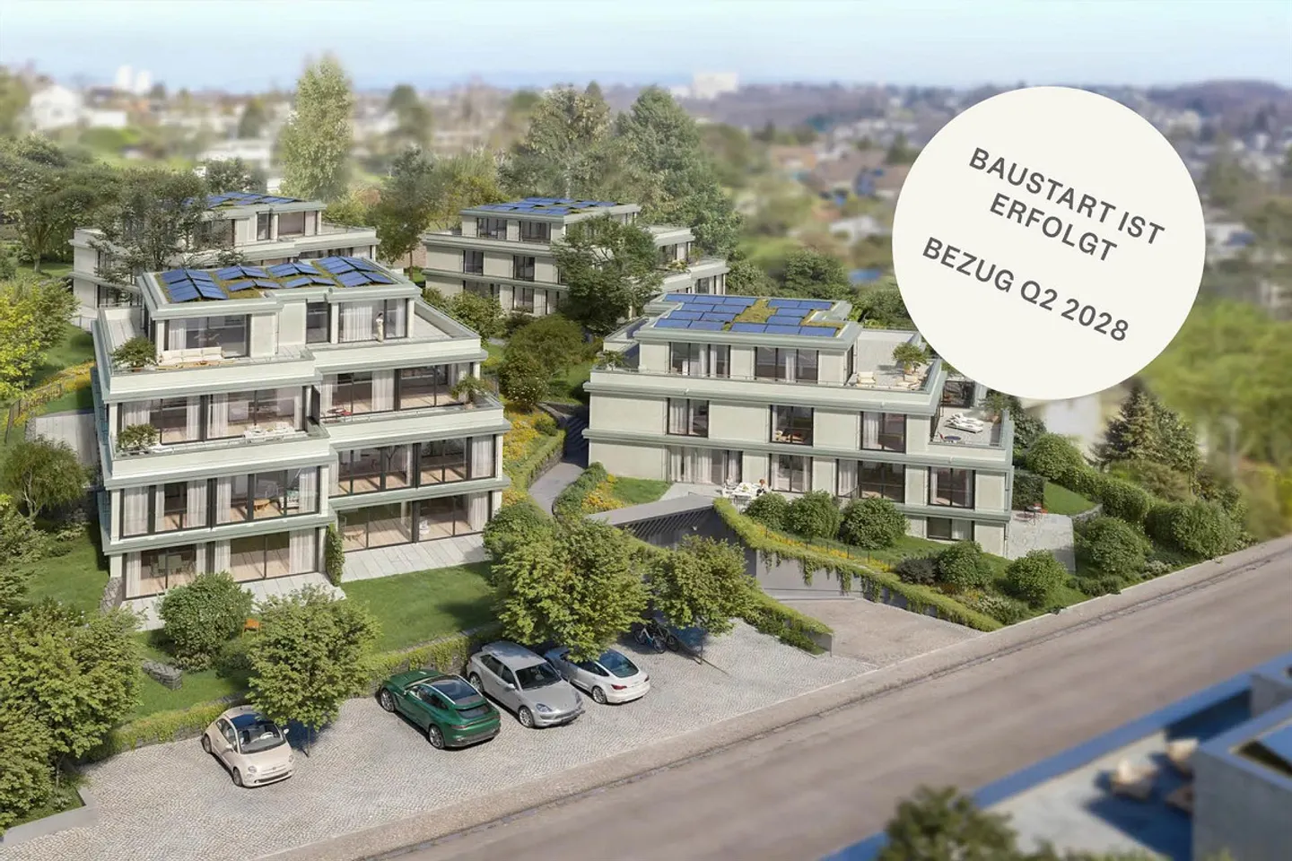 W-B1 | Progetto di nuova costruzione: Quattro altezze - Fürstenrain Oberwil - Foto 1 di 13