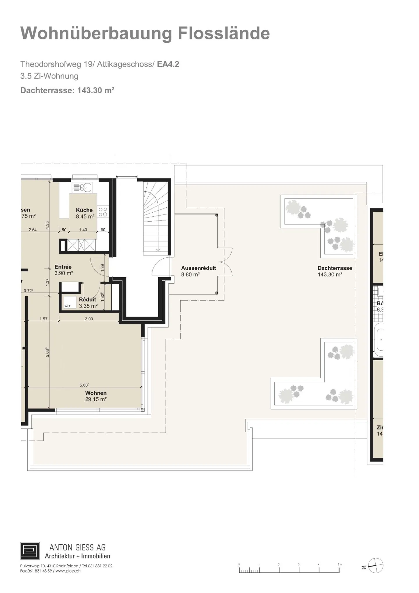 143m2 Terrasse - beste Lage in Rheinfelden - Foto 15 di 16