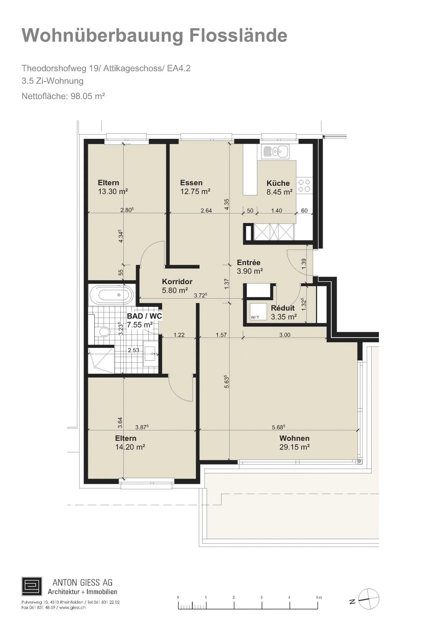143m2 Terrasse - beste Lage in Rheinfelden - Foto 16 di 16