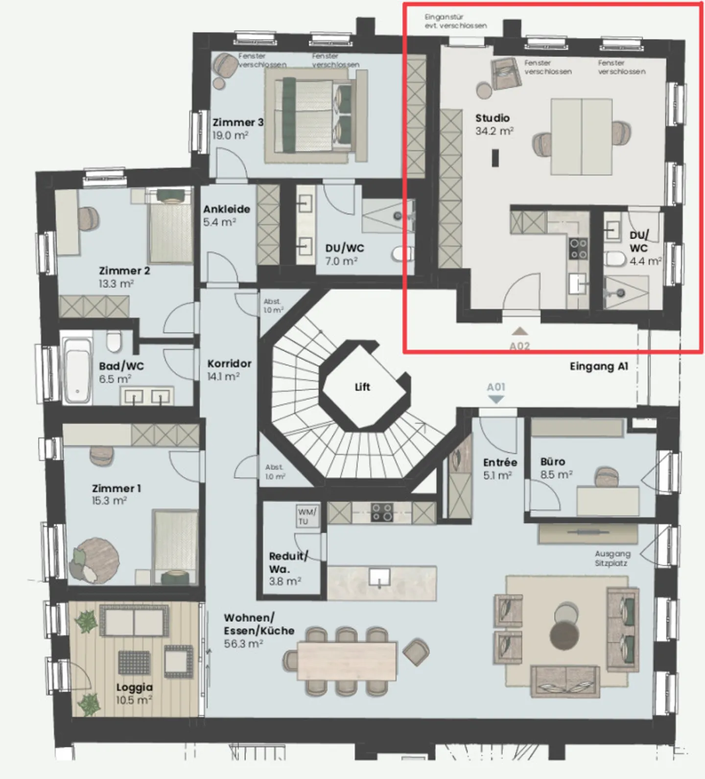 Appartamento in vendita - Foto 4 di 4