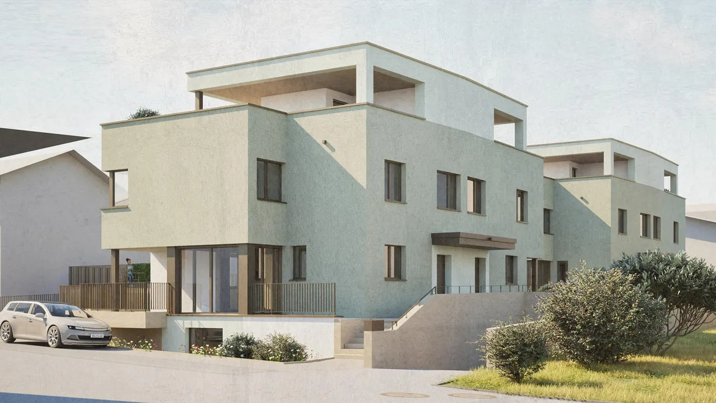 Moderne Doppelhaushälften in Giswil - Foto 1 von 8