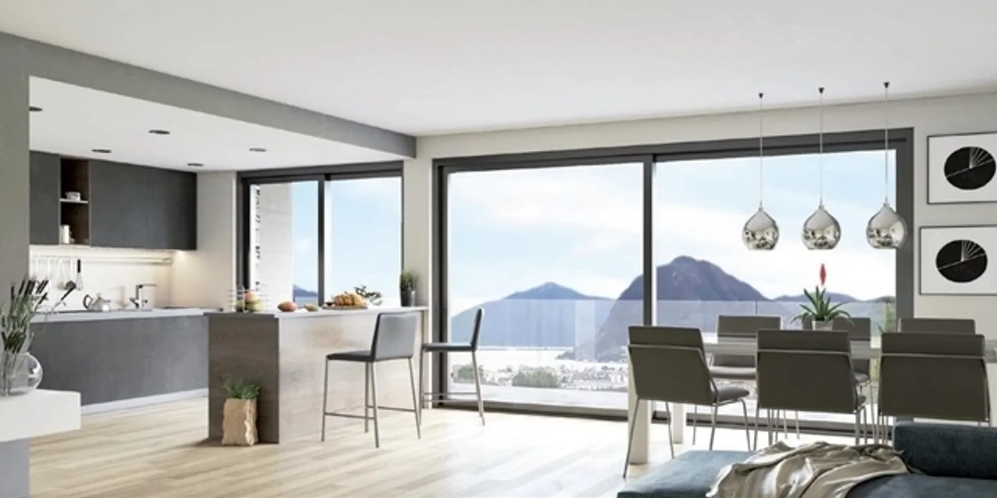 3,5-Zimmer-Wohnung, neue Wohnung Canobbio - Foto 1 von 2