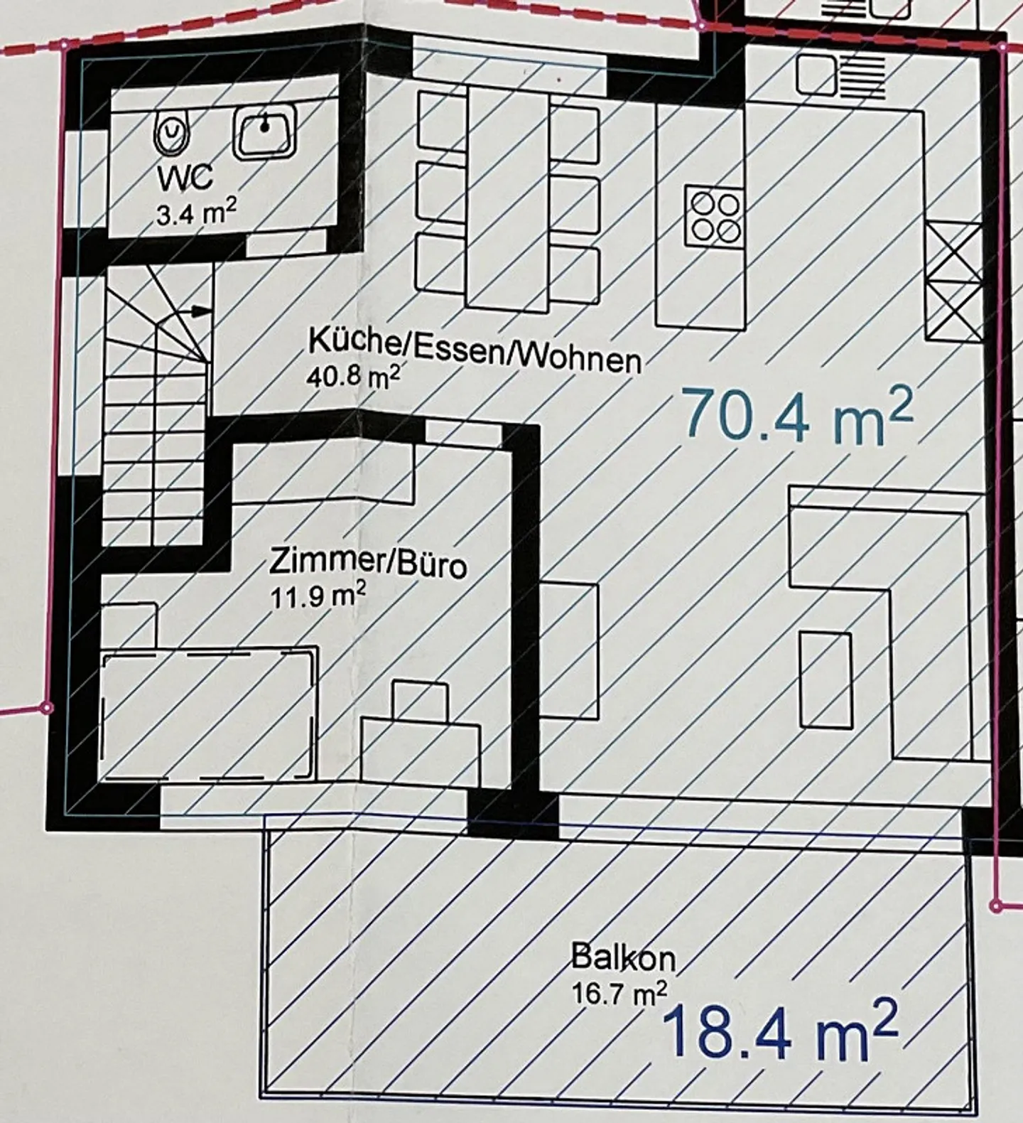 Appartement duplex moderne de 4,5 pièces dans un endroit calme à Saas im Prättigau - Photo 5 sur 5