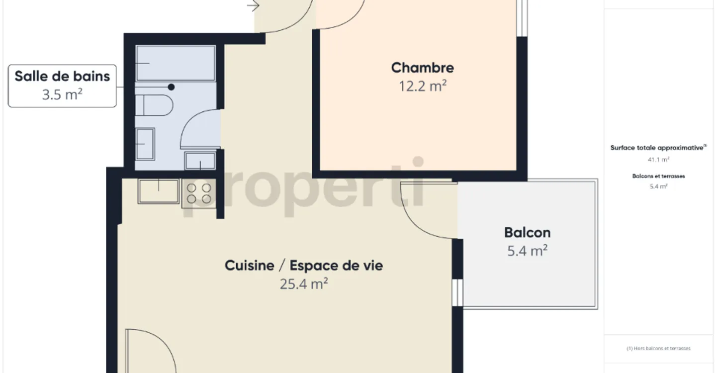 Magnifico appartamento di 2,5 locali con balcone ad Aminona, Crans Montana - Foto 6 di 8
