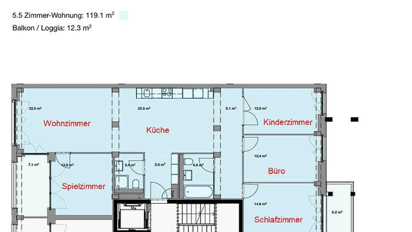 5½ ROOM APARTMENT IN WINTERTHUR - CITY, FURNISHED, TEMPORARY - Photo 10 of 10