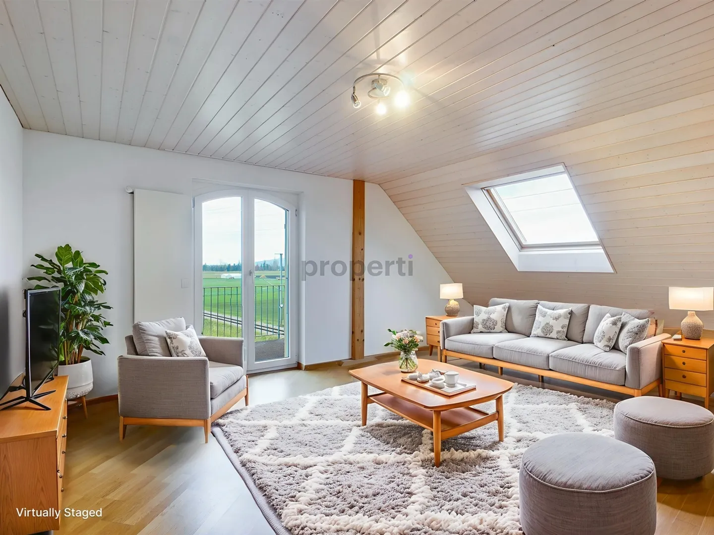 Appartement en duplex de 4,5 pièces à Fräschels - Photo 1 sur 7