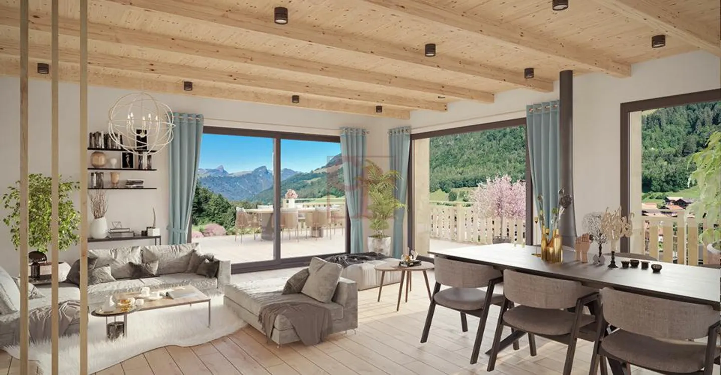 Wunderschönes Chalet nach Plan in Jaun - Foto 3 von 7
