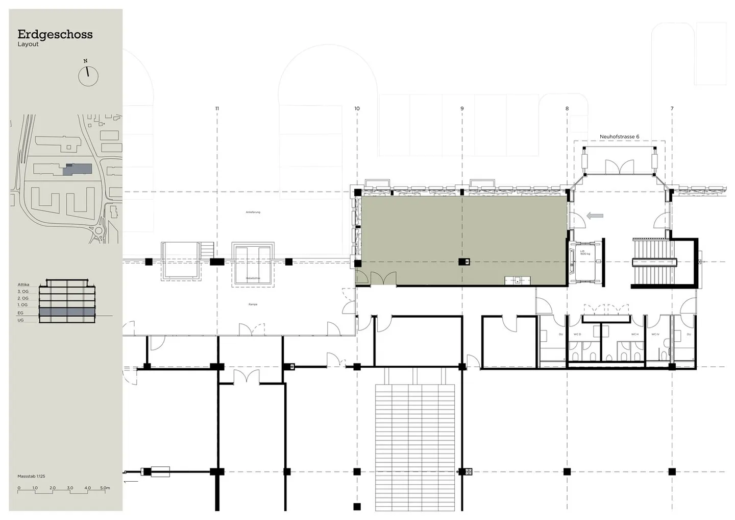 Gewerbefläche - ideal mit Lagerumschlag - Geschäftshaus Neuhof Baar - Foto 2 von 2