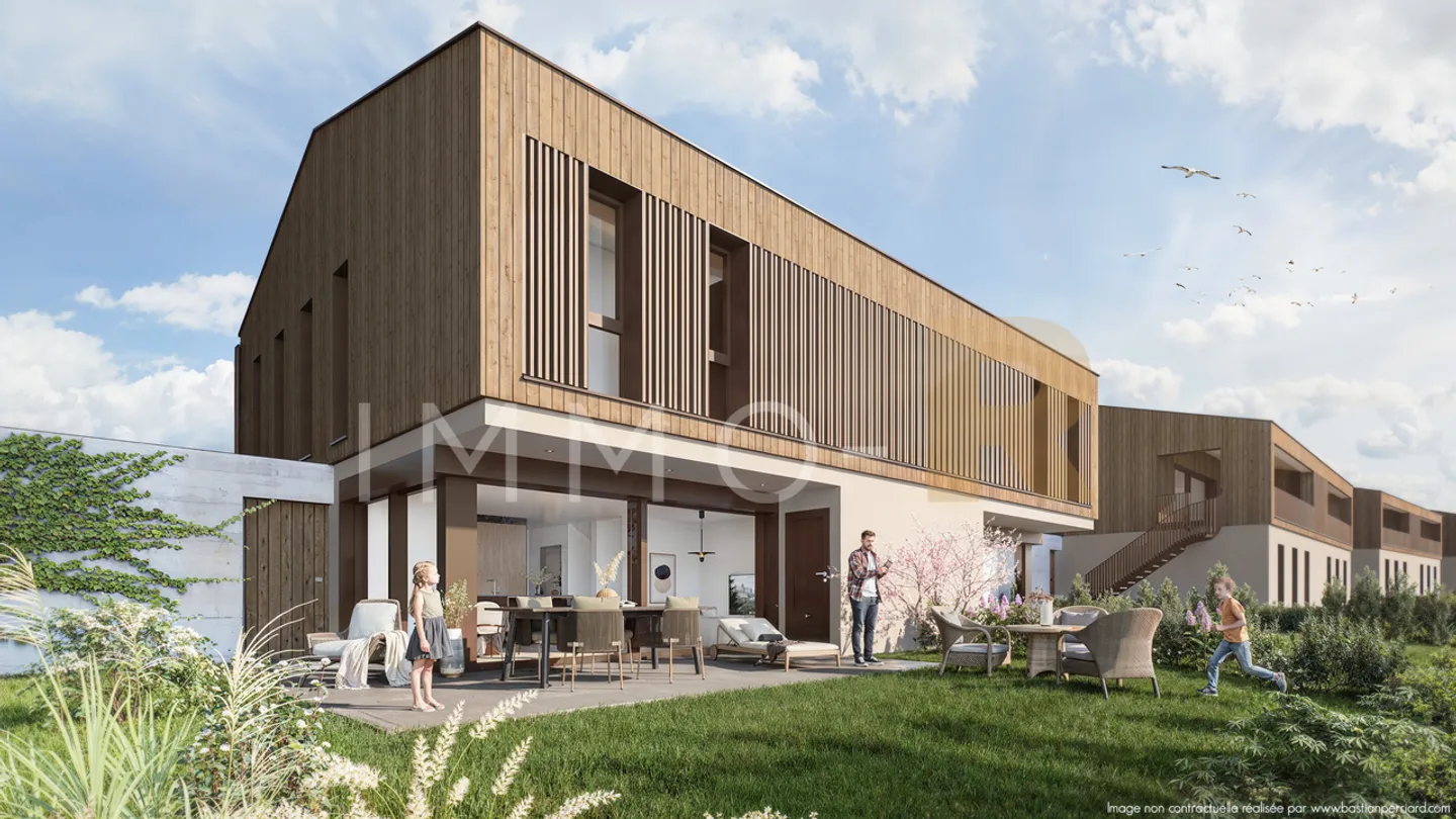 Nuove ville gemelle 4,5 stanze con giardino - Foto 1 di 3