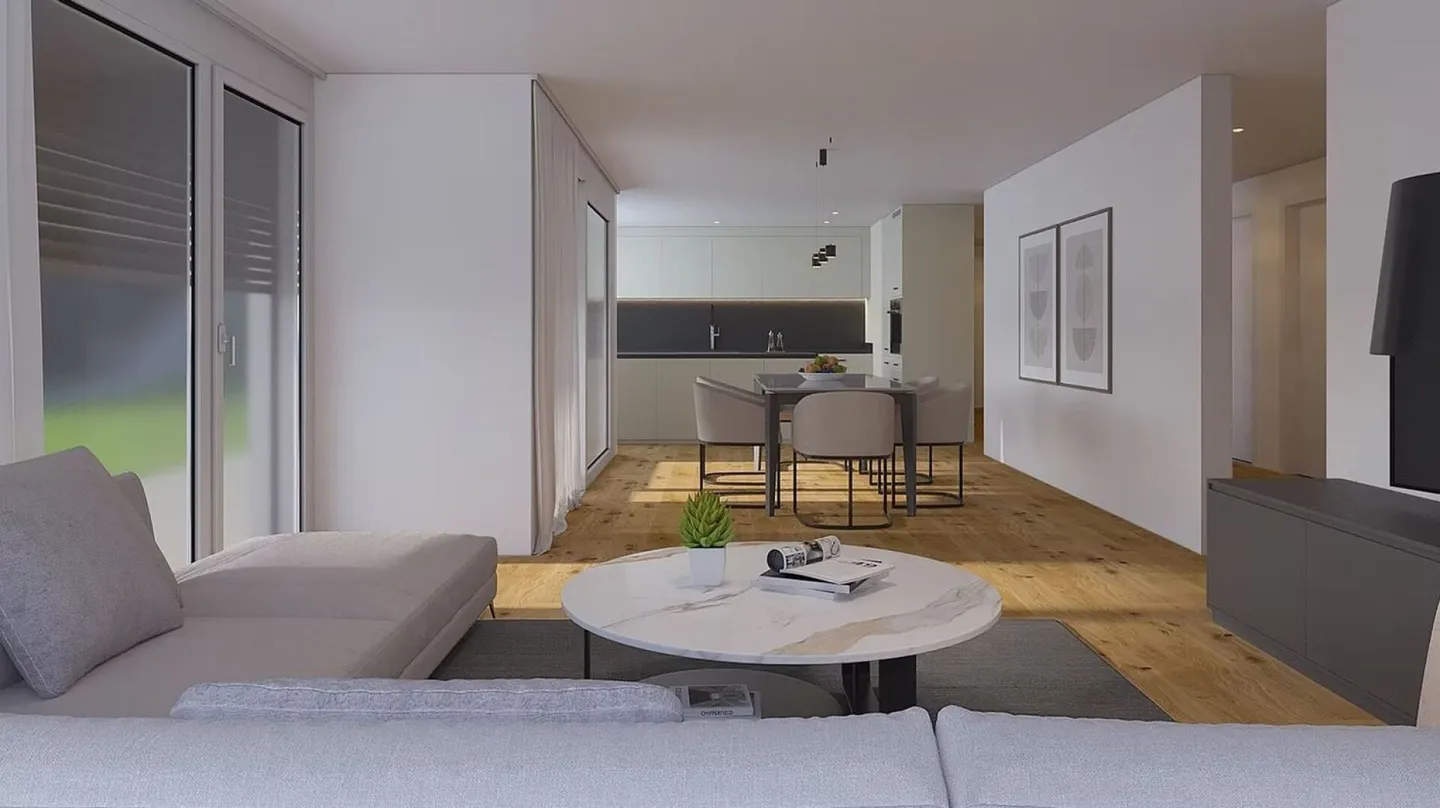 Appartamento nuovo attraente di 4,5 stanze con balcone - MFH Klösterli, Brig - Foto 2 di 7