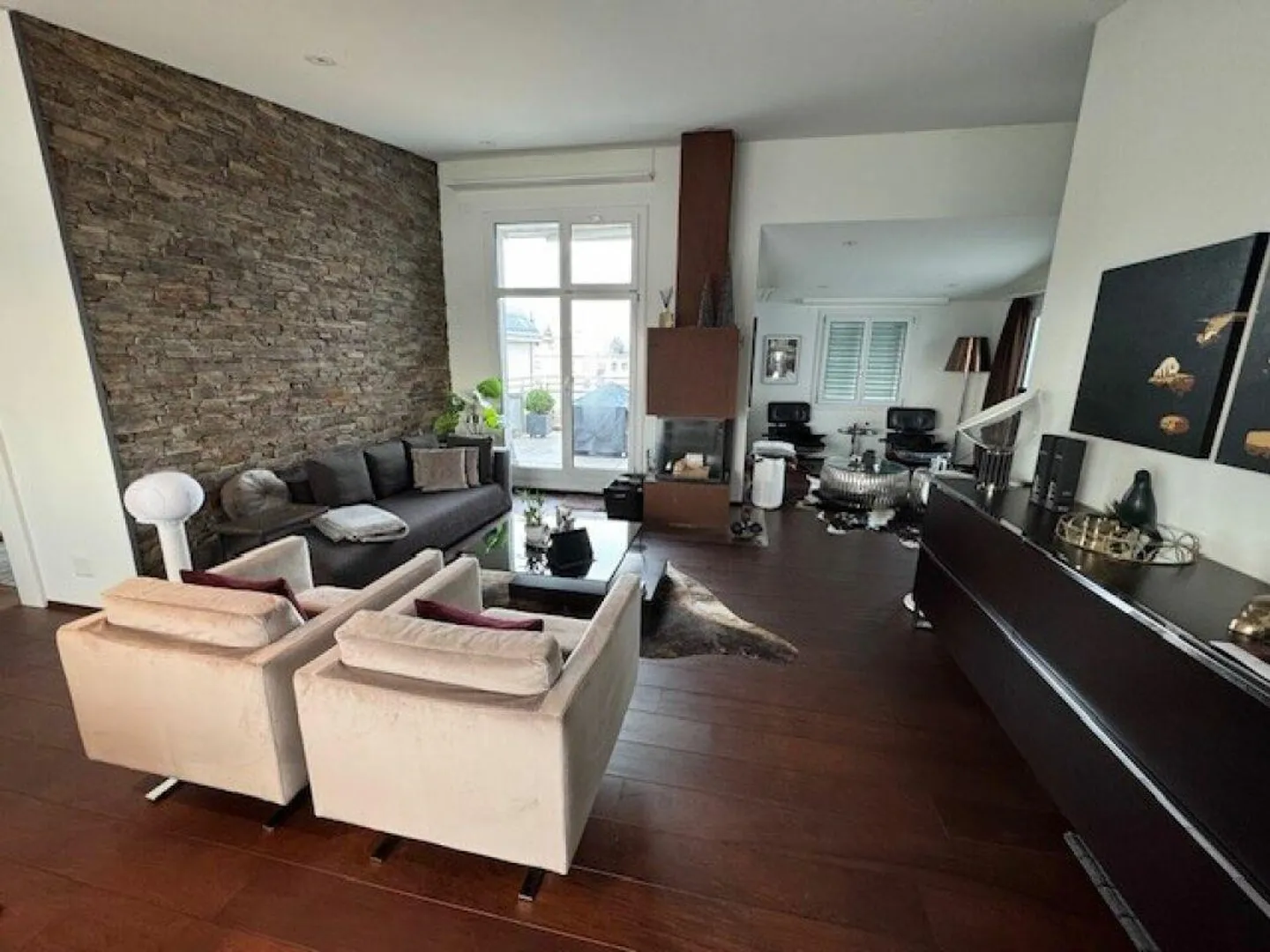 Appartamento attico lussuoso con 4 terrazze, camino e vista panoramica - affitta ora e vivi 1 mese gratis! - Foto 5 di 11