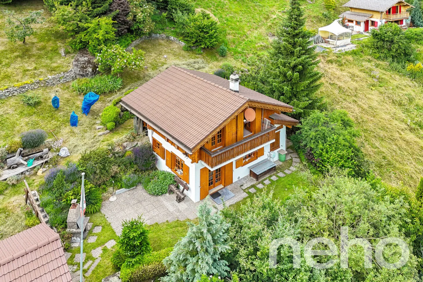 Splendido Chalet con Vista Panoramica a Saclentse (Nendaz) - Foto 2 di 13