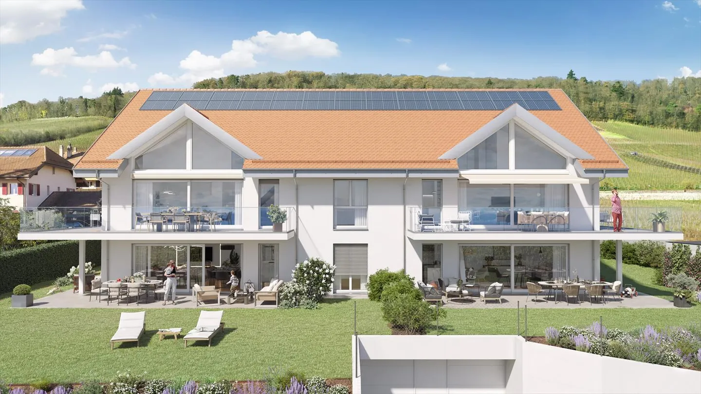 Magnifico appartamento di 4,5 locali con vista lago a Luins - Foto 5 di 8