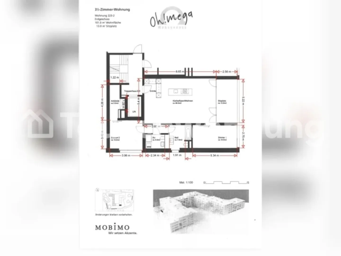 Cozy 3.5-Room Apartment in Zurich - Photo 1 of 1