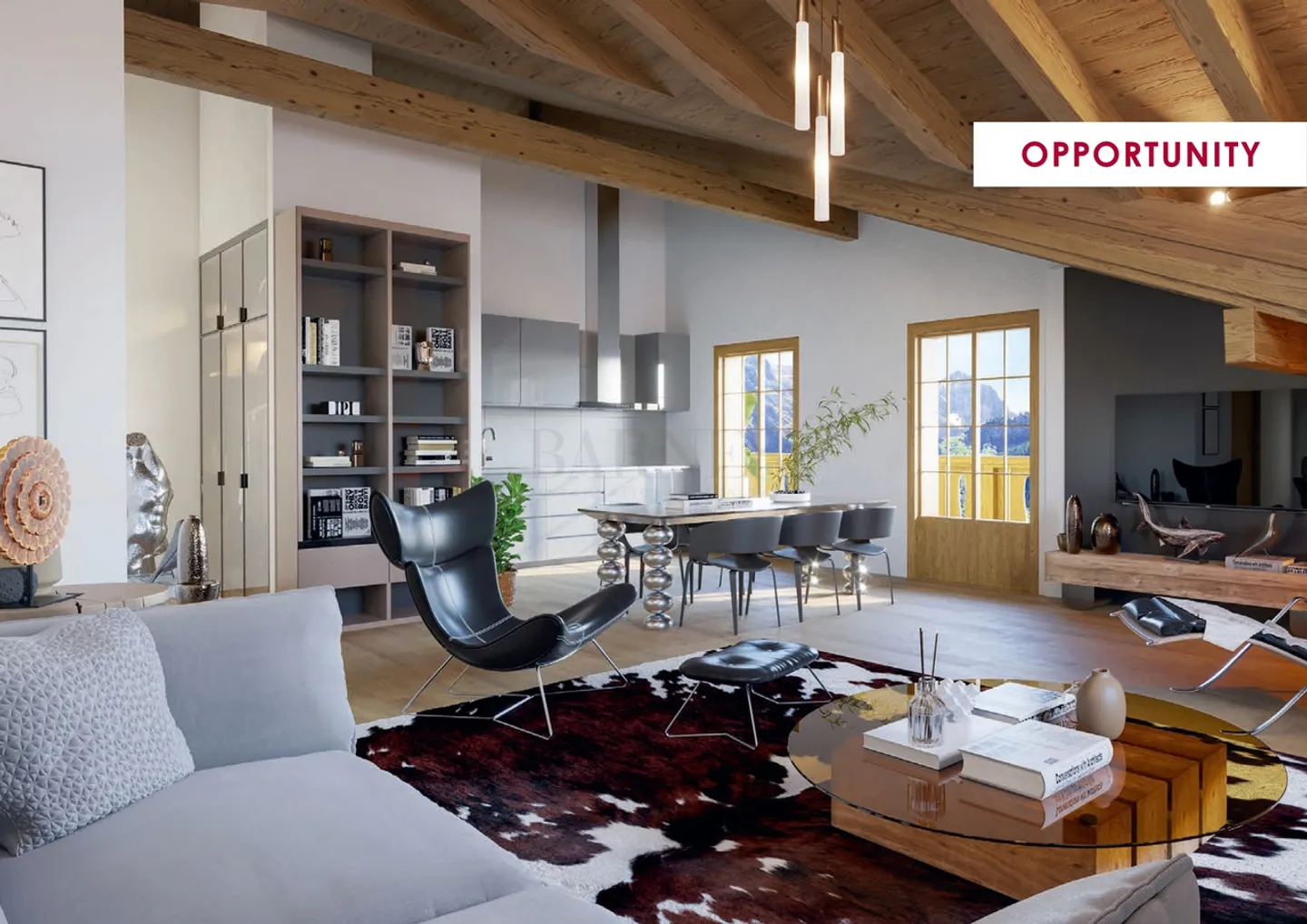 Attique moderne à Gsteig - Photo 1 sur 6